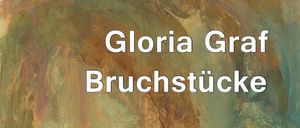 Plakat für die Kunstausstellung Bruchstücke von Gloria Graf. Es enthält das Startdatum der Ausstellung am 6. November 2025 und das Enddatum am 23. November 2025. Die Ausstellung wird von Schloss Fischau ausgerichtet.
