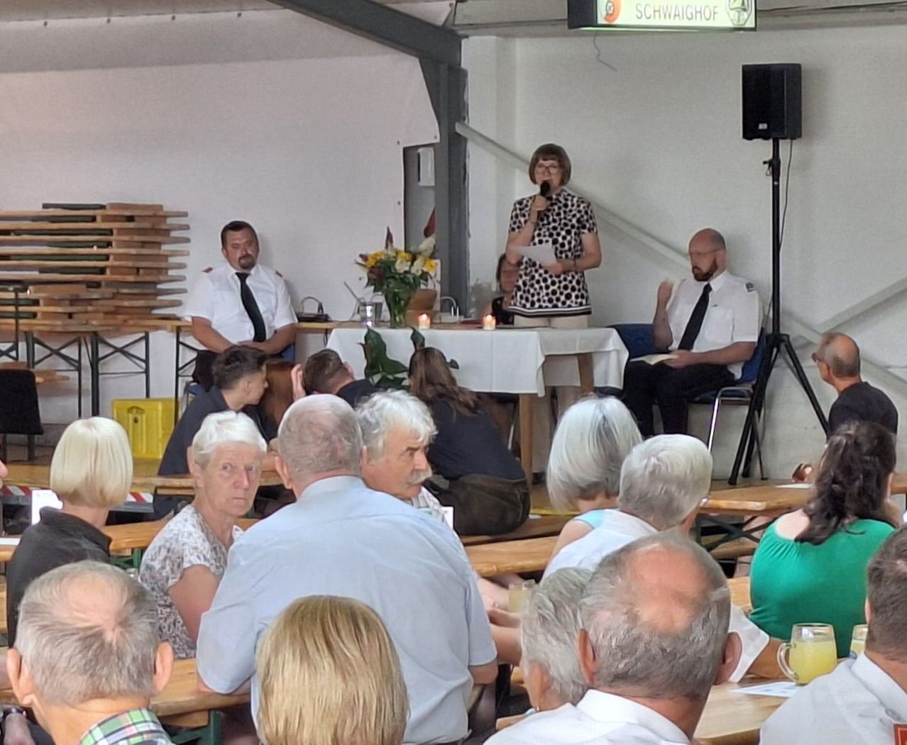 Bild enthält, Crowd, Person, People, Adult, Female, Woman, Audience, Male, Man, Speech