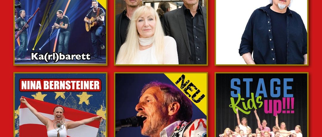 Plakat für eine Veranstaltung im Haus der Hoffnung in Arad, Rumänien. Mit Künstlern wie Chris Watzik, Ka(rl)barett, Nina Bernsteiner und Anton 'Su' Fuchs. Die Veranstaltung findet am Freitag, 21. November 2025, um 19:30 Uhr statt.