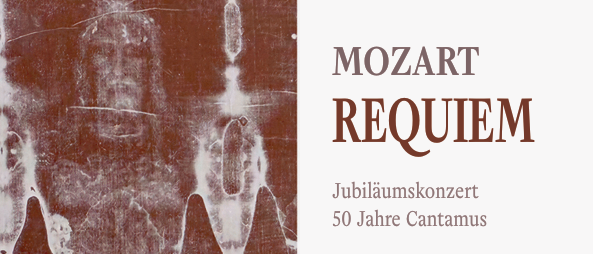 Jubiläumskonzert, 50 Jahre Cantamus. Freitag, 20. März 2026, 19:00 Uhr kath. Kirche Buechen-Staad. Sonntag, 29. März 2026, 17:00 Uhr kath. Kirche Balgach. Solisten, Musikalische Leitung und Freiwillige Kollegte.