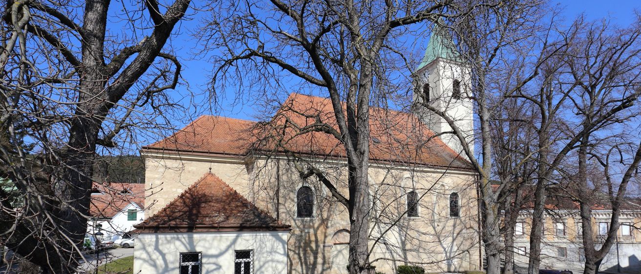 Bild enthält, Building, Spire, Tree, Tree Trunk, Clock Tower, Housing, Monastery, Car, House, Roof