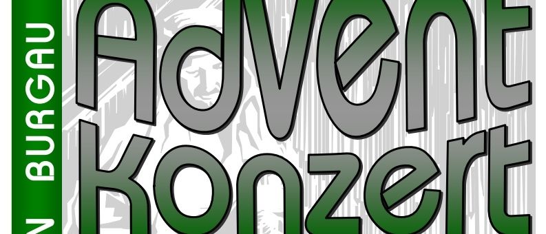 Plakat für ein Konzert am 29. November 2025, Beginn um 18:00 Uhr. Der Konzertort ist die Pfarrkirche Burgau. Die Künstler sind Iller Weine und Chorage, unter der Leitung von Ruth Natter. Der Einlass beginnt um 17:30 Uhr.