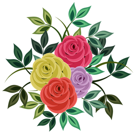 Bild enthält, Art, Graphics, Pattern, Floral Design, Flower, Plant, Rose, Embroidery, Flower Arrangement, Flower Bouquet