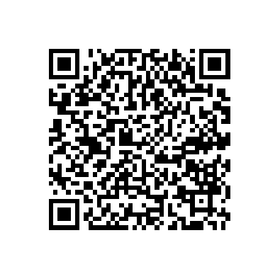 Ein schwarz-weißer QR-Code auf weißem Hintergrund.