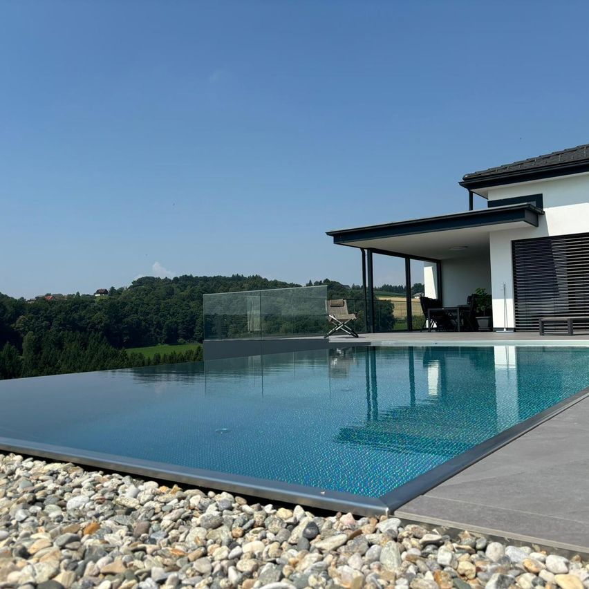 Pool, Water, Swimming Pool, Housing, Villa, Outdoors, Chair, Furniture, Aerial View, Nature
