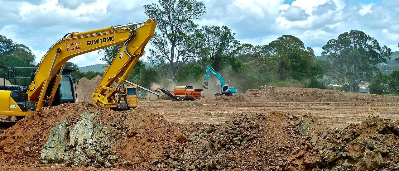 Soil, Machine, Bulldozer, Person