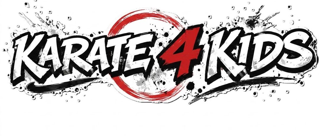 Ein Grafikdesign mit dem Wort Rate 4 Krate in fetten roten Buchstaben auf weißem Hintergrund mit roten und schwarzen Spritzern.