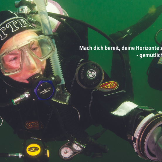 Bild enthält, Nature, Outdoors, Water, Adventure, Leisure Activities, Person, Scuba Diving, Face, Head, Helmet