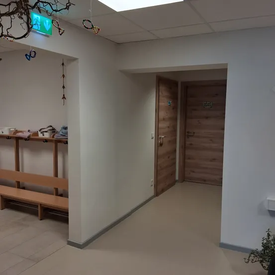 Gang zum Kindergarten