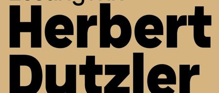 Plakat für eine Lesung mit Herbert Dutzler am 8. April 2026 um 19:30 Uhr. Das Plakat zeigt ein Foto von Herbert Dutzler und das Buchcover mit dem Titel 'Landler'.