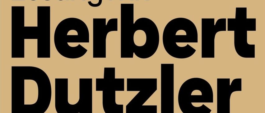 Plakat für eine Lesung mit Herbert Dutzler am 8. April 2026 um 19:30 Uhr. Das Plakat zeigt ein Foto von Herbert Dutzler und das Buchcover mit dem Titel 'Landler'.