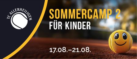Sommercamp für Kinder vom 17. August bis 21. August.