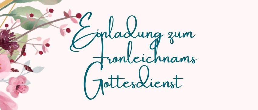 Einladung zum Gottesdienst am 06. Juni 2026 um 09:30 Uhr mit anschließender Agape. Bei schönem Wetter im Innenhof, bei schlechtem Wetter im Foyer/Kapelle. Wir freuen uns auf viele Mitfeiernde!