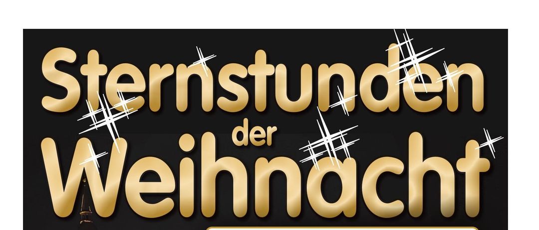 Plakat für eine Veranstaltung mit dem Titel "Sternstunden der Weihnacht" mit "Die Pagger Buam" und Silvio Samoni. Die Veranstaltung ist für den 21. Dezember 2025 geplant. Es beinhaltet eine Verlosung, Ticketinformationen und erwähnt Franz Gingl.