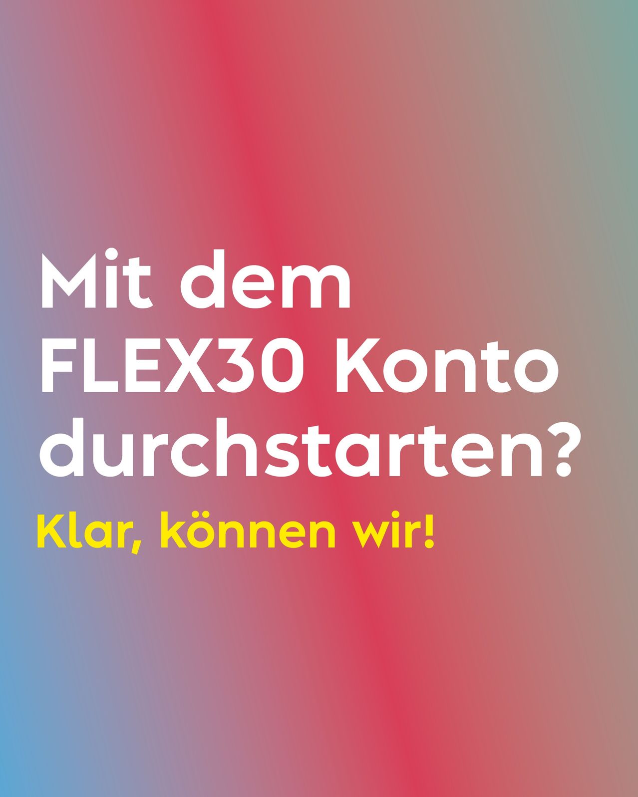 Infoposting, FLEX30 Konto der Raiffeisenbank Kalsdorf-Lieboch-Stainz