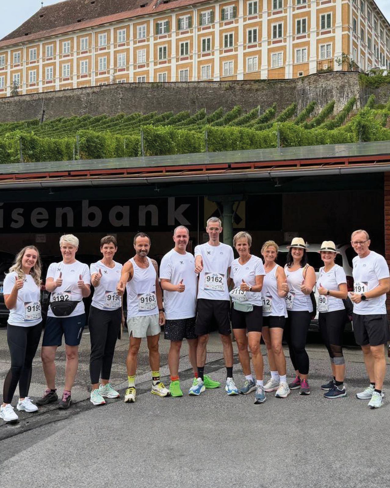 Nahaufnahme, Team für den Schilcherlauf, Raiffeisenbank Kalsdorf-Lieboch-Stainz