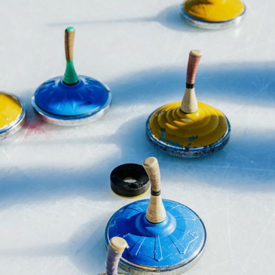 Bild enthält, Curling, Sport