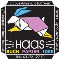 Haas Buch Papier Idee-Logo