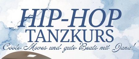 Hip-Hop Tanzkurs für Kinder und Jugendliche jeden Dienstag. Ort: Jugendraum KPZ Marktplatz 7, 8081 Heiligenkreuz. Zeiten: 15:00-15:50 Uhr für Kinder 7-10, 16:00-16:50 Uhr für Jugendliche 11-15. Kosten: 200€ pro Person für 15 Einheiten.