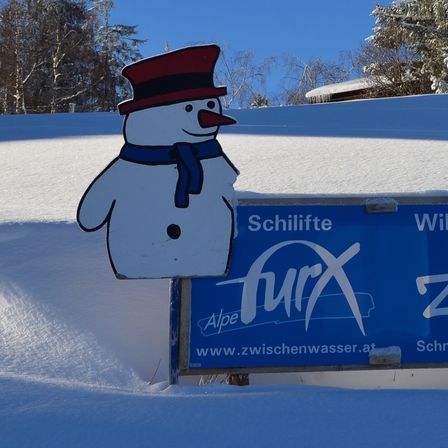 Bild enthält, Tree, Fir, Nature, Outdoors, Piste, Pine, Conifer, Snowman, Spruce, Sign