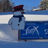 Tree, Fir, Nature, Outdoors, Piste, Pine, Conifer, Snowman, Spruce, Sign