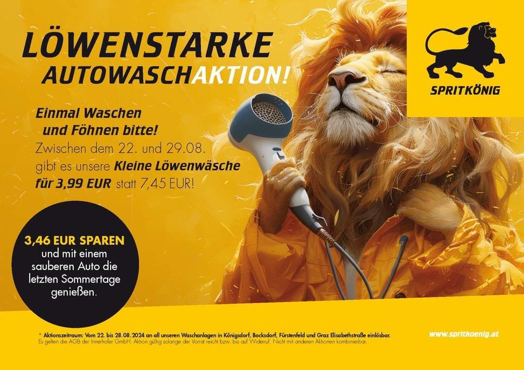 Bild enthält, Clothing, Coat, Advertisement, Poster, Adult, Female, Person, Woman, Blow Dryer, Lion