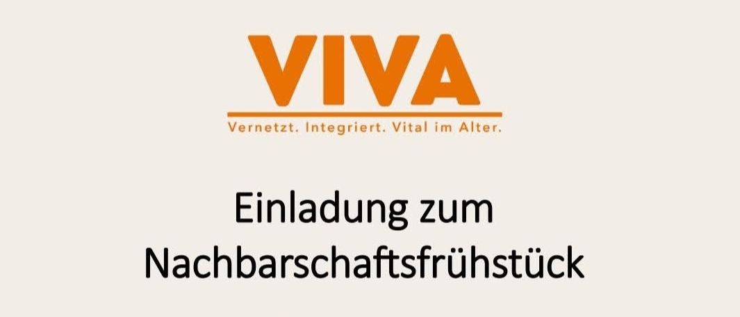 Einladungsposter für ein Nachbarschaftsfrühstück am 26. Mai 2026 in der Nähe des Kindergartens Bergmanngasse, Trofaiach. Einladung auf Deutsch mit zwei Sprechblasen.