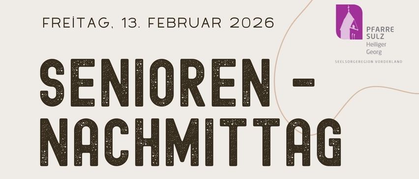 Senioren-Nachmittag, offen für alle Interessierten aus Sulz, Muntlix und Viktorsberg. Gesellschaftsspiele für Nachtschwärmer. Beginn um 14:30 Uhr. Kontaktieren Sie Bedarf für weitere Informationen.