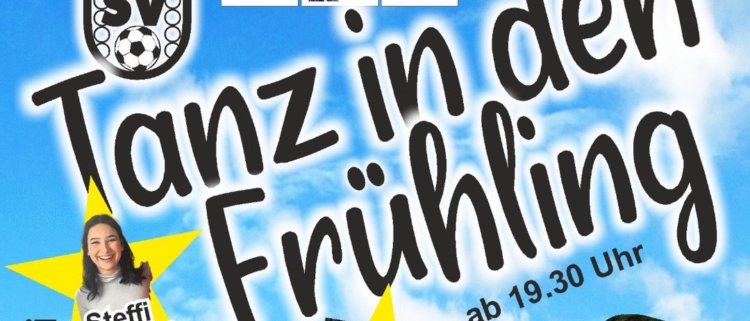 Ein Plakat für eine Tanzveranstaltung mit Oliver Haidt, mit Foto des Moderators, Datum und Uhrzeit. Der Moderator, Oliver Haidt, lächelt und trägt einen dunklen Anzug.