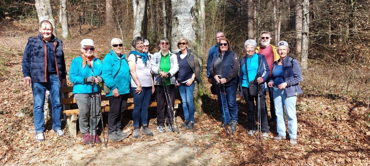 Bild enthält, Pants, People, Vegetation, Land, Tree, Woodland, Walking, Hiking, Groupshot, Park