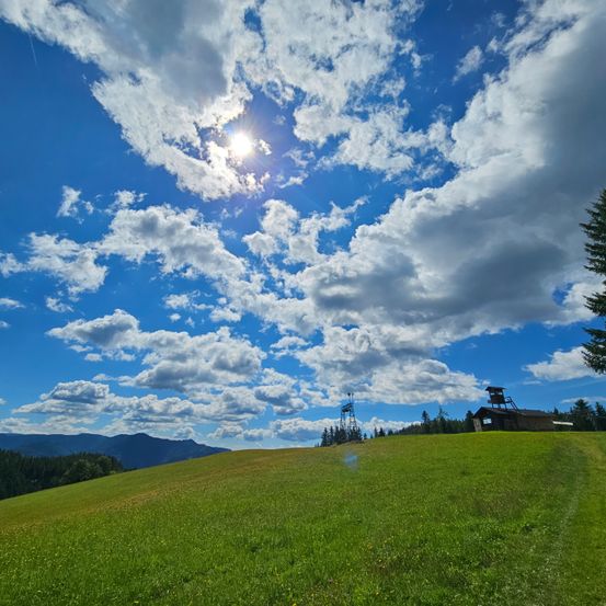 Bild enthält, Grass, Nature, Outdoors, Sky, Field, Grassland, Scenery, Cloud, Cumulus, Meadow
