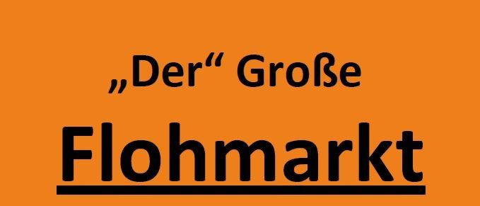Eine Werbung für die Veranstaltung 'Der Grosse Flohmarkt' in Berchtesgaden, geplant für Donnerstag, 31. Juli 2025, und Freitag, 1. August 2025, mit angegebenen Zeiten.