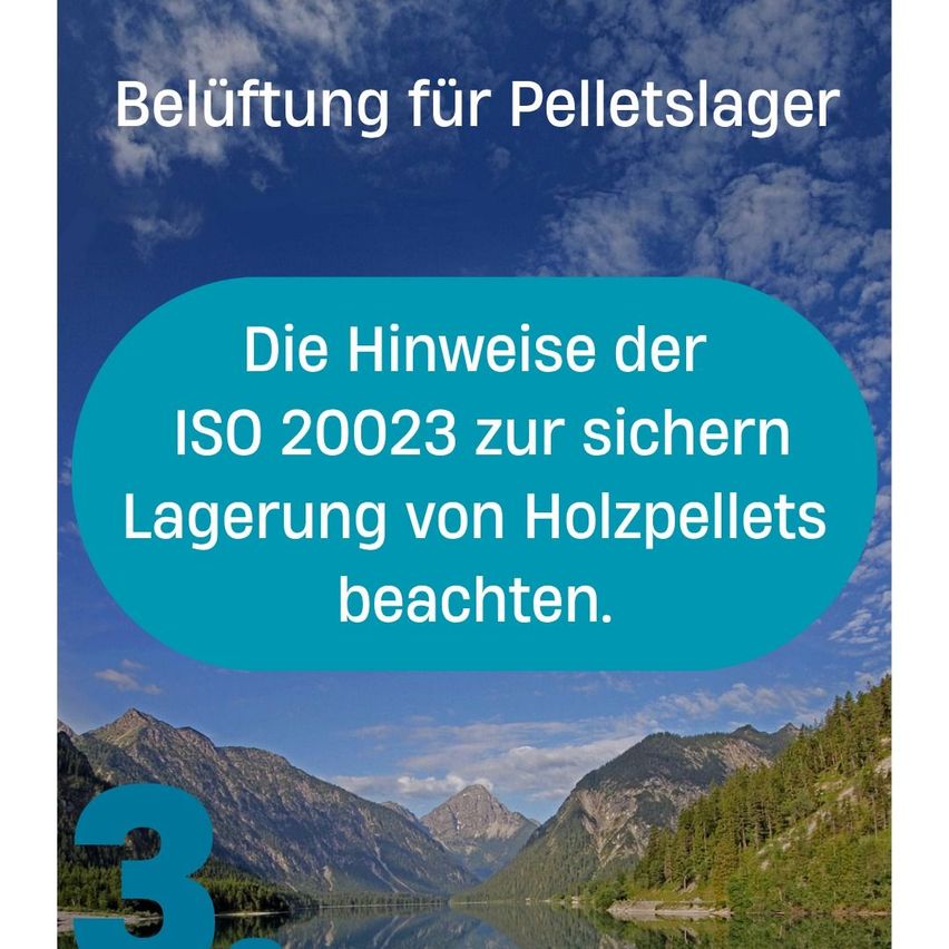 Belüftung des Lagerraumes 