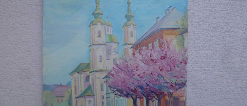 Bild enthält, Art, Painting, Canvas, Flower, Plant, Envelope, Greeting Card, Mail