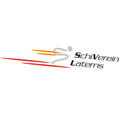 Ein Logo mit dem Text 'Schiverein Laterns' und einer stilisierten Figur, die auf einem roten und gelben Hintergrund läuft.