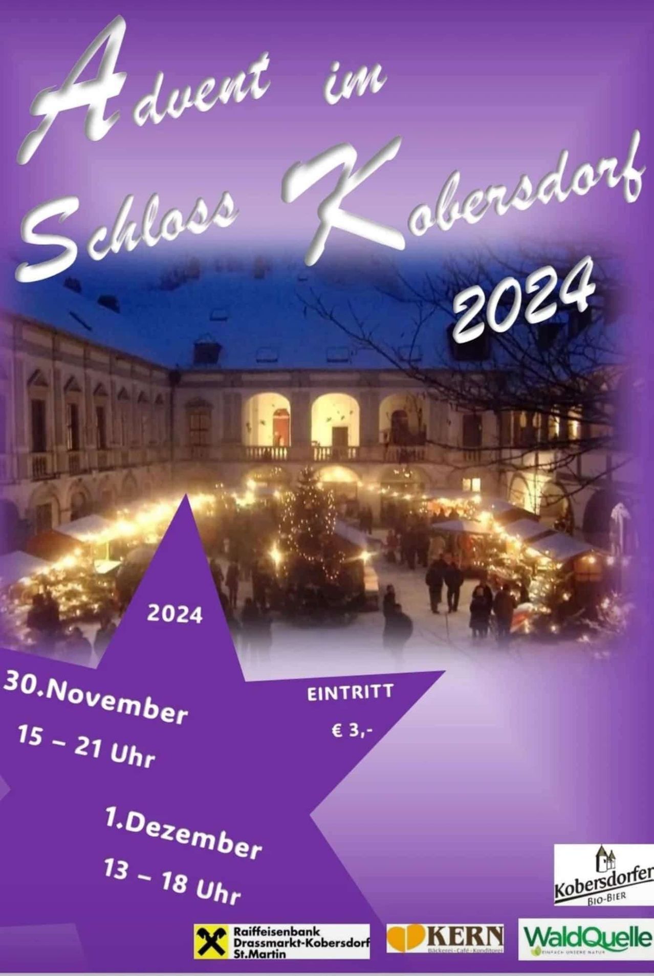 Bild enthält, Advertisement, Poster, Lighting, Architecture, Building, Book, Publication, Person, Purple