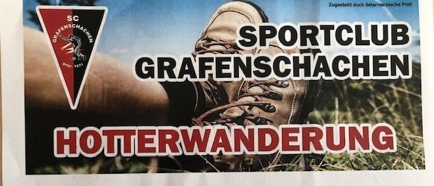 Plakat für die Heißluftballonfahrt des Sportclub Grafenschaechen am 26. Oktober 2025, Start von 9:00-10:00 Uhr.