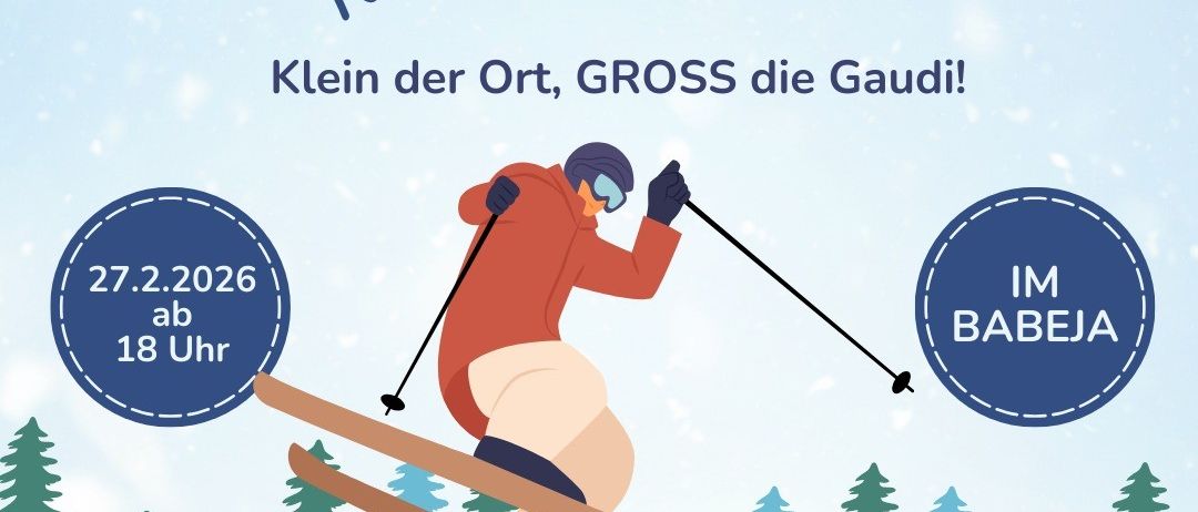 Après-Ski-Karaoke-Party ab 18 Uhr am 27.2.2026. Genießen Sie Kaiserschmarrn mit Apfelmus, Käsespätzle, Apfelstrudel mit Vanillesoße und Tiroler Gröstl.