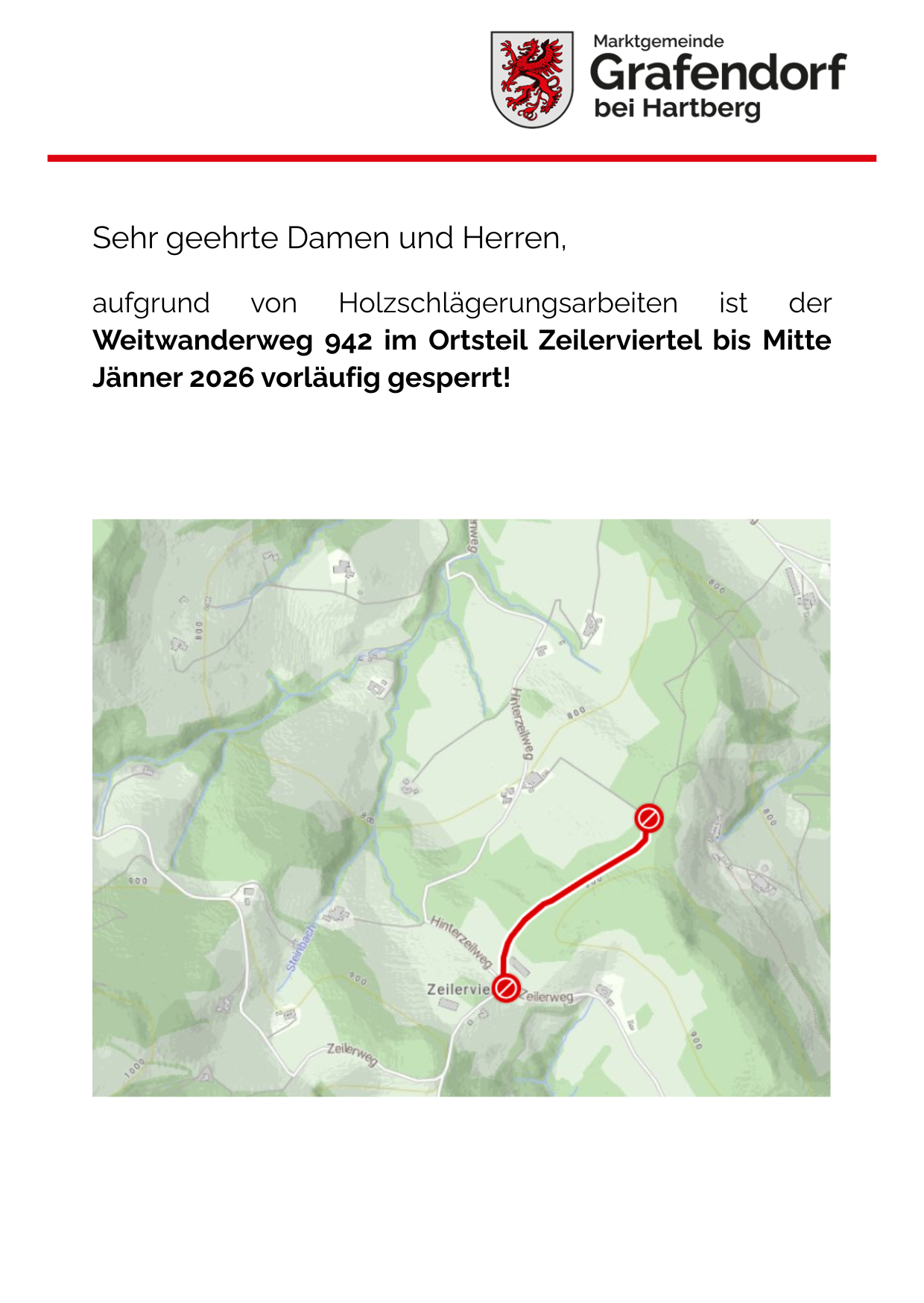 AussendungWanderweggesperrt1225