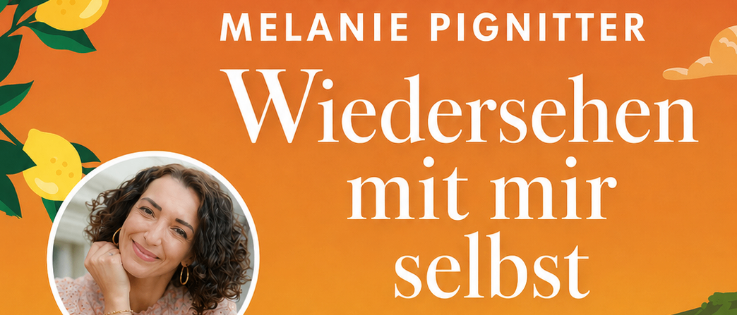 Ein Poster, das für ein Treffen mit Melanie Pignitter, einer Mental- und Kommunikationstrainerin, am 28. Mai 2026 in Gröbming wirbt. Es beginnt um 19:00. Der Eintritt beträgt 15 Euro. Ein Van ist im Bild zu sehen.