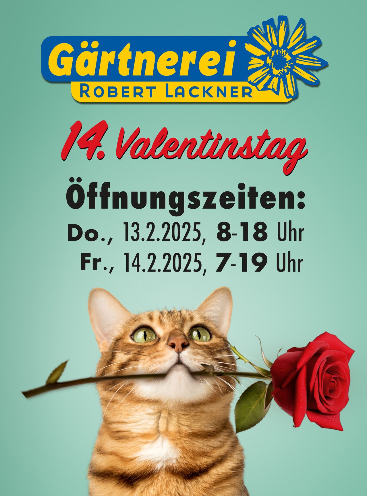 Bild enthält, Advertisement, Flower, Plant, Rose, Poster, Animal, Cat, Mammal, Pet