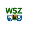 WSZ-Logo mit einem blauen Schild, das einen Fisch, eine Burg, ein Buch und einen Vogel zeigt. Die Buchstaben WSZ sind grün.