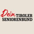 Logo für 'Dein Tiroler Seniorenbund' mit rotem und schwarzem Text auf beigem Hintergrund.