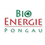 Bioenergie Pongau GmbH-Logo. Das Logo für Bio Energie Pongau ist zu sehen. Es zeigt das Wort 'BIO' in Grün über 'ENERGIE' in Rot, mit 'PONGAU' in Grün darunter. Das Design beinhaltet ein grünes Blattsymbol innerhalb des 'BIO'-Textes.