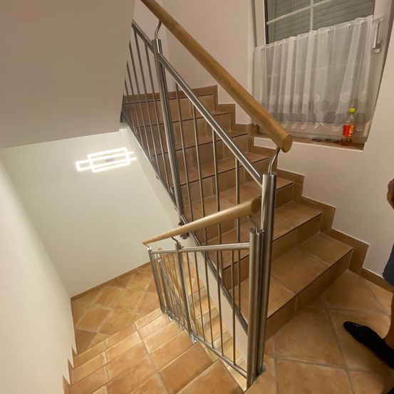 Floor, House, Housing, Staircase, Indoors, Interior Design, Foyer, Wood, Person