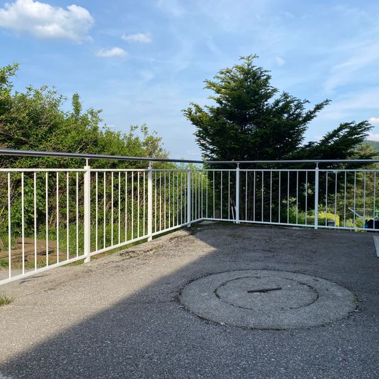 Outdoors, Railing, Gate, Nature, Housing
