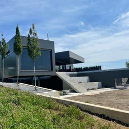 Interior Design, Building, Office Building, House, Housing, Villa, Outdoors, Shelter, Pool, Water
