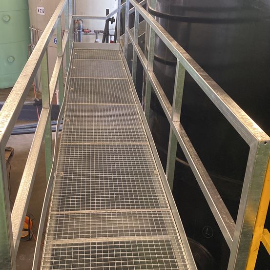 Glove, Handrail, Staircase, Person, Shoe, Factory