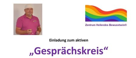 Eine Einladung zum aktiven 'Gesprächskreis' mit Walter Janisch, bioenergetischer Heiler, Referent und Hypnotiseur. Interessierte sind herzlich willkommen. Dienstag, 07. Juli 2026, 19:00 Uhr. Adresse: 8341 Paldau, Paldau 42 (gegenüber der Kirche in Paldau).