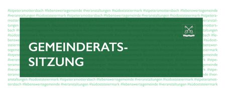 Ein Bild mit Hashtags und Texten über Veranstaltungen, Gemeinschaft und Regionen. Es erwähnt 'Veranstaltungen', 'Lebenswerte Gemeinde', 'Sudoststeiermark' und 'St.Peter am Ottersbach'.